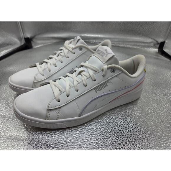 Puma Shoes - Puma Womens Vikky V2 Comfort White on White Shoes Sneakers Size 7.5